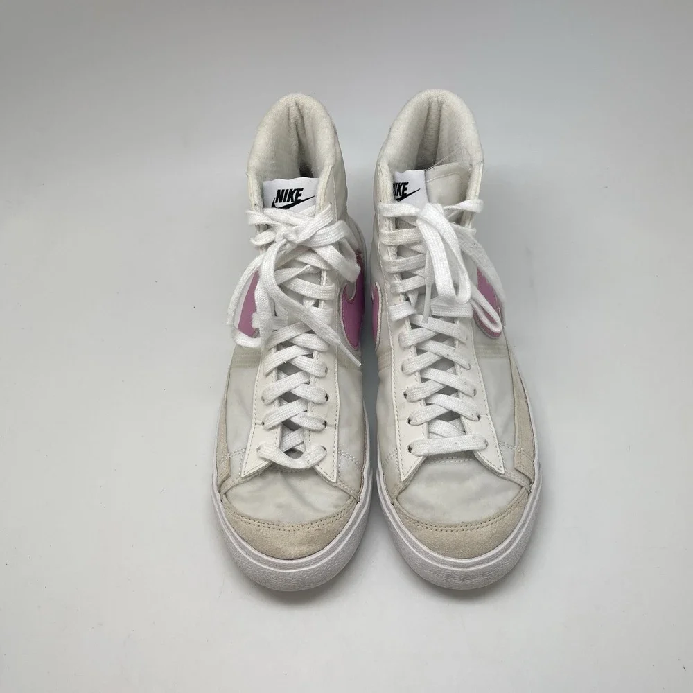 Nike Sneakers Mens 7 Womens 8.5 Blazer Mid 77 DN4115-991‎ White Casual Gym Shoes